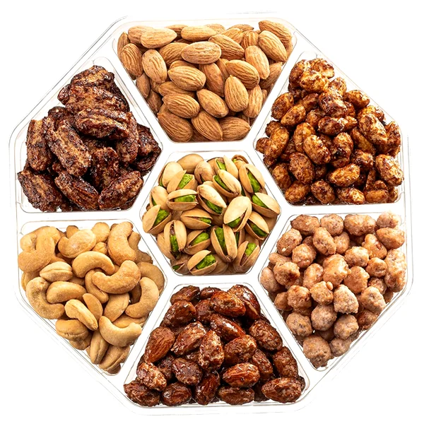 Extra-large gourmet nuts assortment — mixed nuts tray